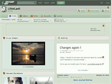 Tablet Screenshot of lili66laeti.deviantart.com