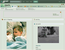 Tablet Screenshot of nina15r.deviantart.com