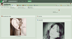 Desktop Screenshot of amelialune.deviantart.com