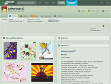 Tablet Screenshot of anime-eyes17.deviantart.com