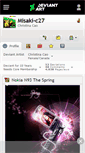 Mobile Screenshot of misaki-c27.deviantart.com