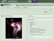 Tablet Screenshot of misaki-c27.deviantart.com