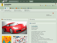 Tablet Screenshot of carmadmike.deviantart.com