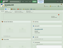 Tablet Screenshot of donaldduck88.deviantart.com
