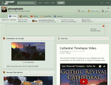 Tablet Screenshot of phonophobie.deviantart.com