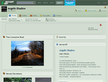 Tablet Screenshot of angelic-shadow.deviantart.com