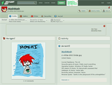Tablet Screenshot of moshmosh.deviantart.com