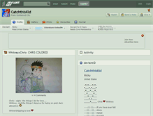 Tablet Screenshot of catchthiskid.deviantart.com