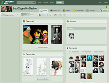 Tablet Screenshot of led-zeppelin-slash.deviantart.com