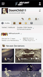 Mobile Screenshot of doomchild11.deviantart.com