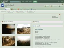 Tablet Screenshot of pornelephant.deviantart.com