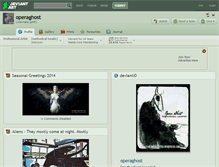 Tablet Screenshot of operaghost.deviantart.com