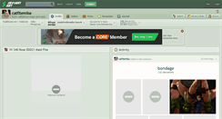 Desktop Screenshot of catfitemike.deviantart.com