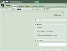 Tablet Screenshot of nikowd.deviantart.com