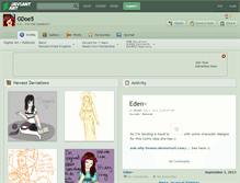 Tablet Screenshot of gdoe5.deviantart.com