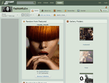 Tablet Screenshot of fashionfull.deviantart.com