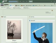 Tablet Screenshot of galaher.deviantart.com