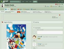 Tablet Screenshot of noojie-woojie.deviantart.com