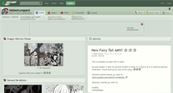Desktop Screenshot of meteorleopard.deviantart.com