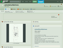 Tablet Screenshot of animefairyofdarkness.deviantart.com