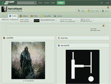 Tablet Screenshot of marcohayek.deviantart.com