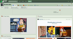 Desktop Screenshot of deviant-man.deviantart.com