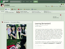 Tablet Screenshot of lindzar.deviantart.com