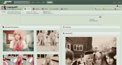 Desktop Screenshot of cosplaympp.deviantart.com