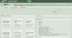 Desktop Screenshot of nacree.deviantart.com