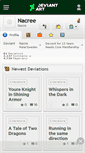 Mobile Screenshot of nacree.deviantart.com