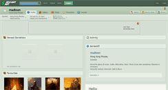 Desktop Screenshot of madtoon.deviantart.com