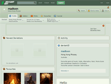 Tablet Screenshot of madtoon.deviantart.com