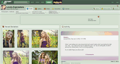 Desktop Screenshot of lovely-expressions.deviantart.com