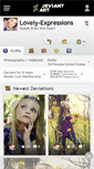 Mobile Screenshot of lovely-expressions.deviantart.com