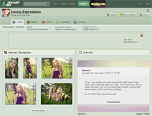 Tablet Screenshot of lovely-expressions.deviantart.com