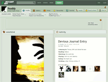 Tablet Screenshot of fouddy.deviantart.com