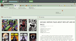 Desktop Screenshot of michaelwatkins.deviantart.com