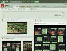 Tablet Screenshot of pgcool.deviantart.com