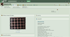 Desktop Screenshot of ethanolwrists.deviantart.com