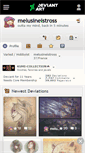 Mobile Screenshot of melusineistross.deviantart.com