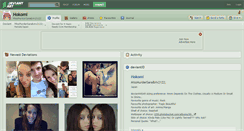 Desktop Screenshot of hokomi.deviantart.com