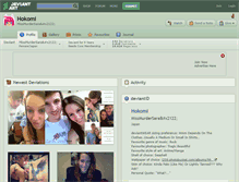 Tablet Screenshot of hokomi.deviantart.com