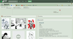 Desktop Screenshot of beatusvir.deviantart.com