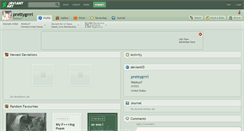 Desktop Screenshot of prettygrrrl.deviantart.com