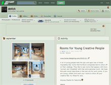 Tablet Screenshot of dekick.deviantart.com