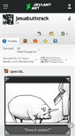 Mobile Screenshot of jesusbuttcrack.deviantart.com