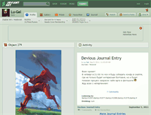 Tablet Screenshot of lu-gal.deviantart.com