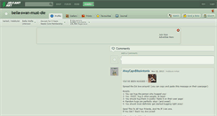 Desktop Screenshot of bella-swan-must-die.deviantart.com