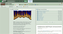 Desktop Screenshot of doom-club.deviantart.com