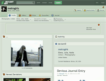 Tablet Screenshot of metrogirls.deviantart.com